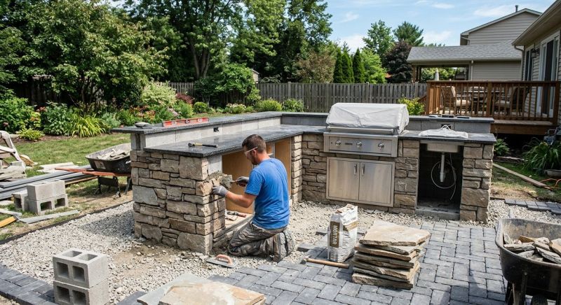 Outdoor Kitchen Renovation in Roswell, GA