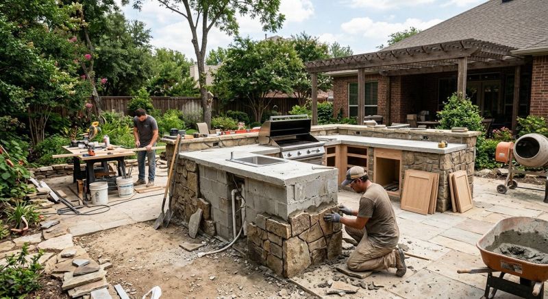 Outdoor Kitchen Construction in Monterey, CA