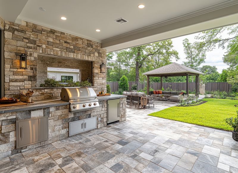 Luxury Outdoor Cooking Area