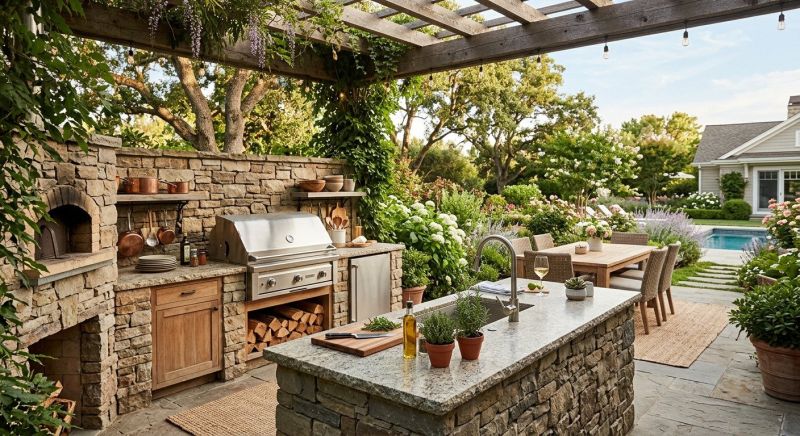 Outdoor Kitchen Renovation in Roswell, GA